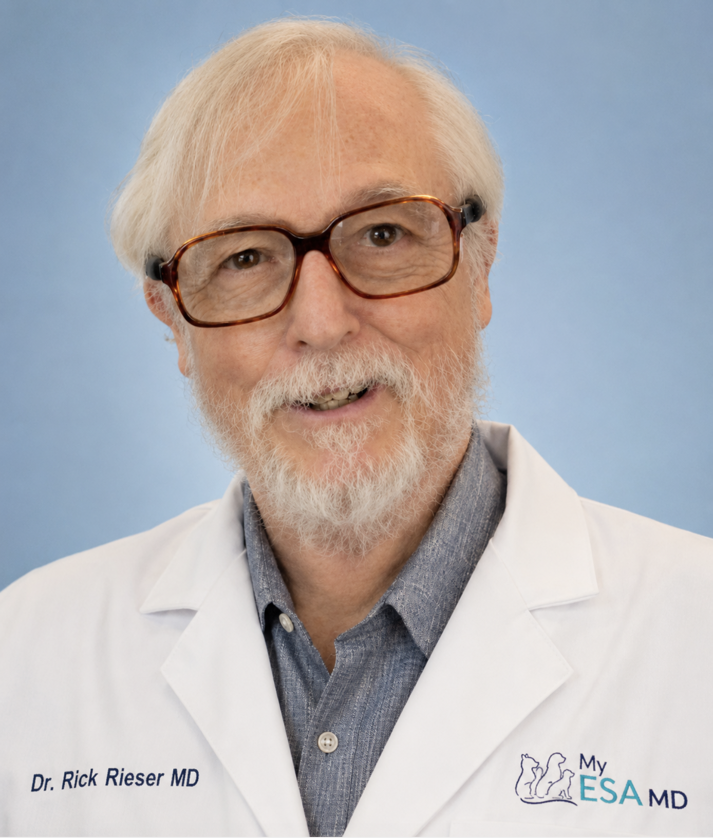 Portrait of Dr. Rick Rieser, MD, Medical Director of My ESA MD
